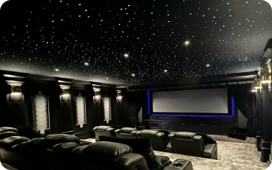Starfield Ceiling Installations (Fiber Optic & LED)