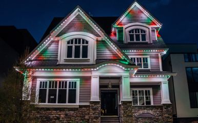 Celebrate year round with permanent holiday lighting