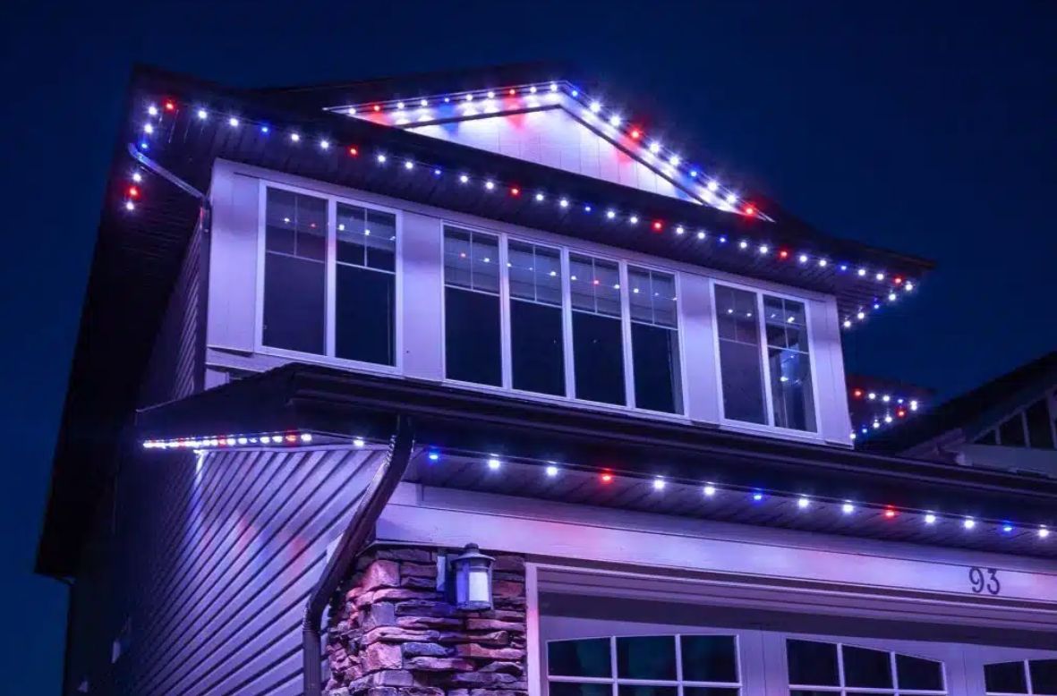 Celebrate Independence Day 4th July in Style with Red, White, and Blue Lights
