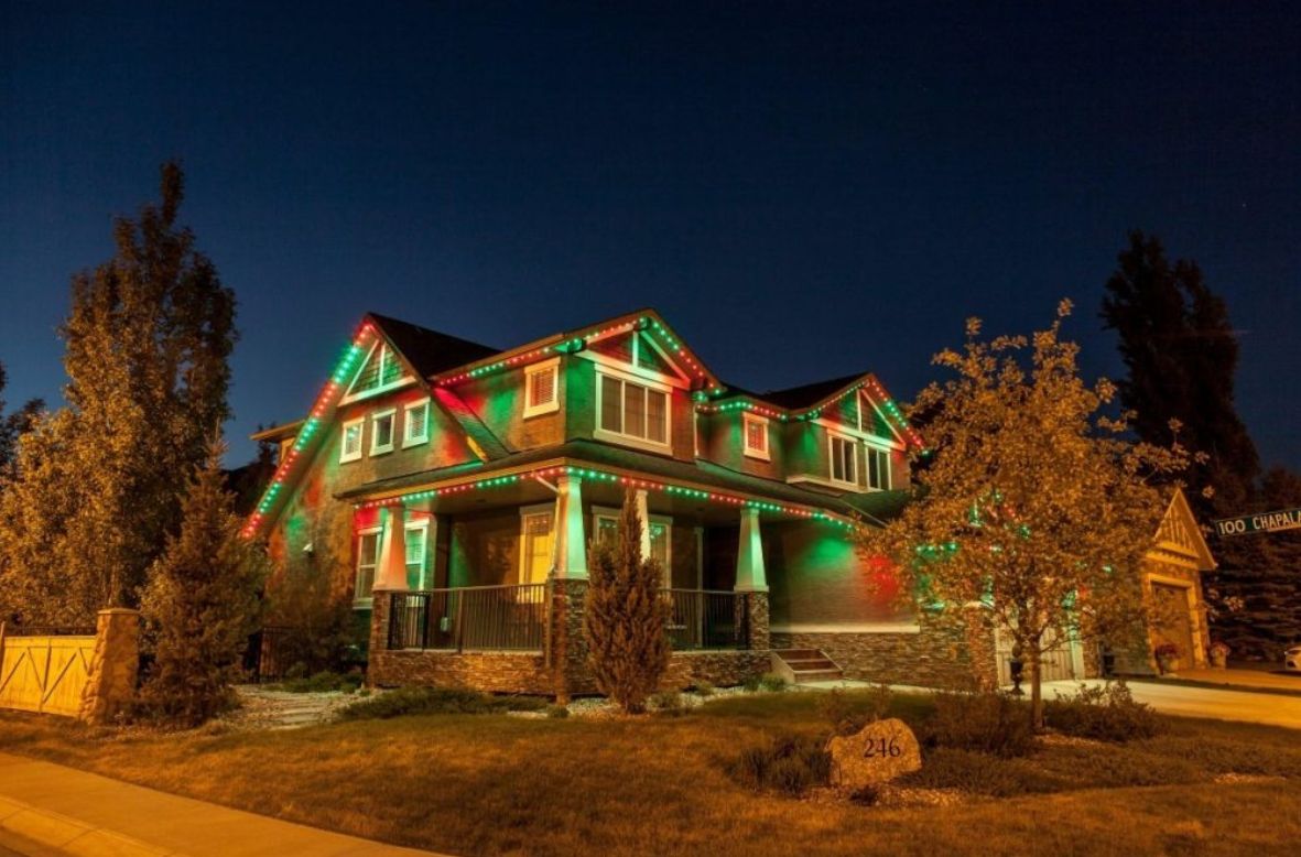 Permanent Holiday Lights Halloween Lighting