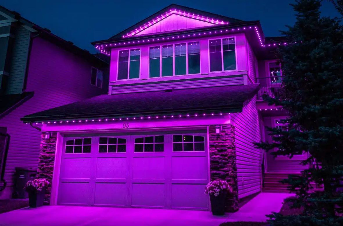 Permanent Holiday Lights romantic atmosphere