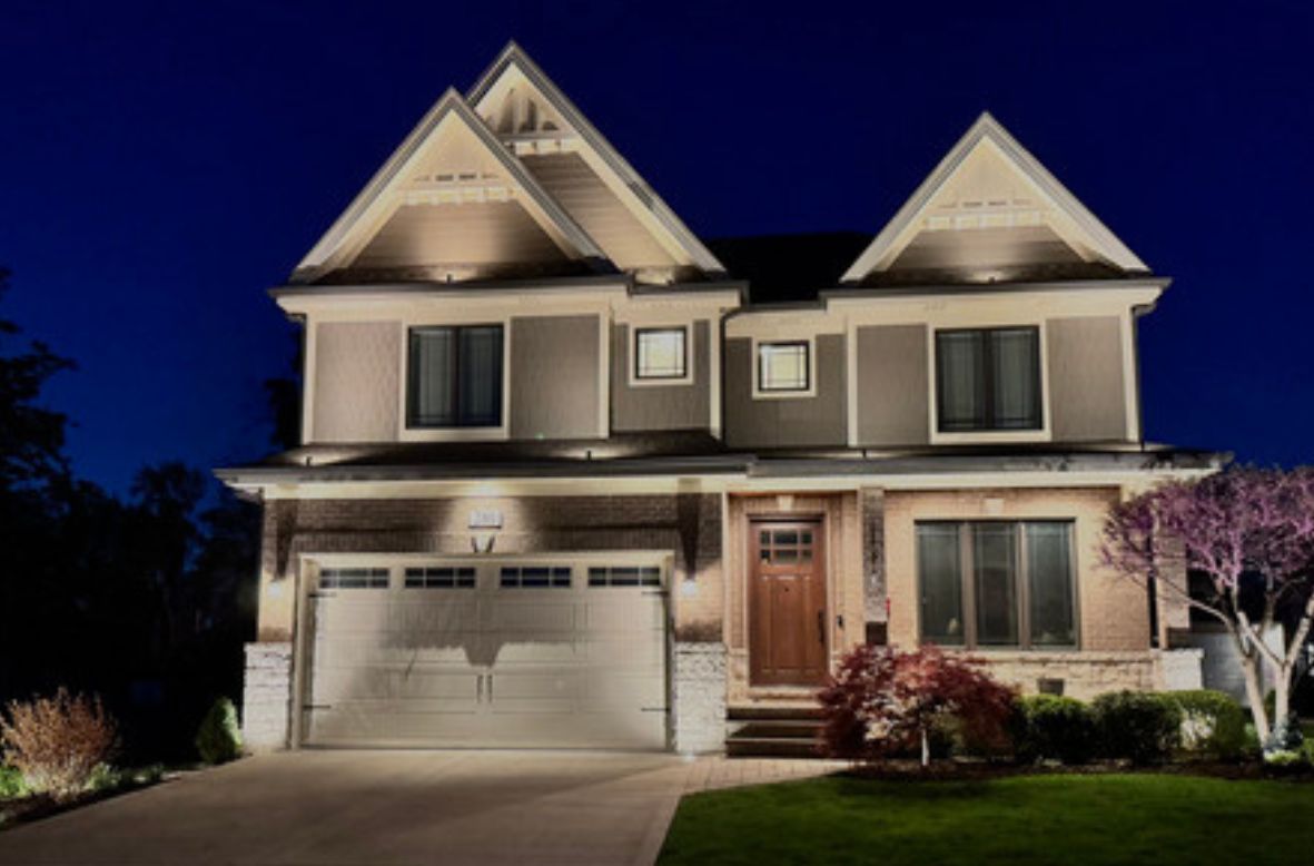 architectural accents - After Outdoor Lighting Installation