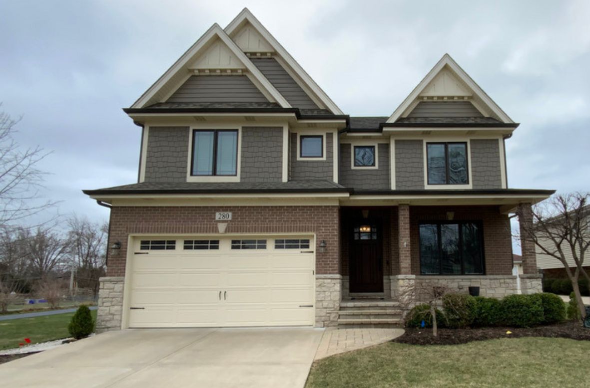 architectural accents - Before Outdoor Lighting Installation