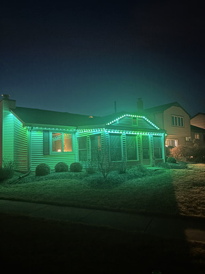 Gemstone Holiday Lighting Installation in Streamwood Illinois