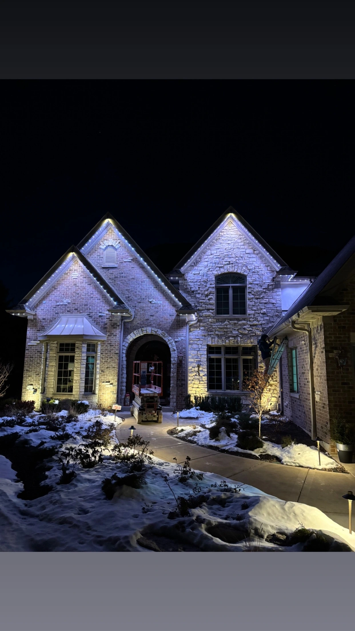 professional installation of landscape lighting design enhancing outdoor spaces in mokena chicago suburbs